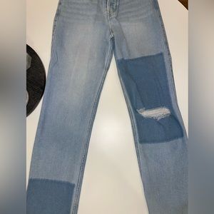 Hollister Ultra High Rise Vintage Straight Blue Jeans